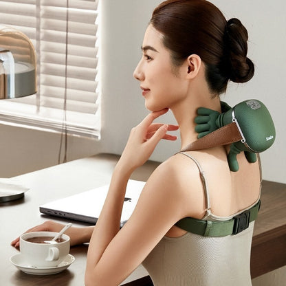 GizmoVibe Shiatsu Neck & Shoulder Massager – Wireless Back & Shoulder Pain Relief