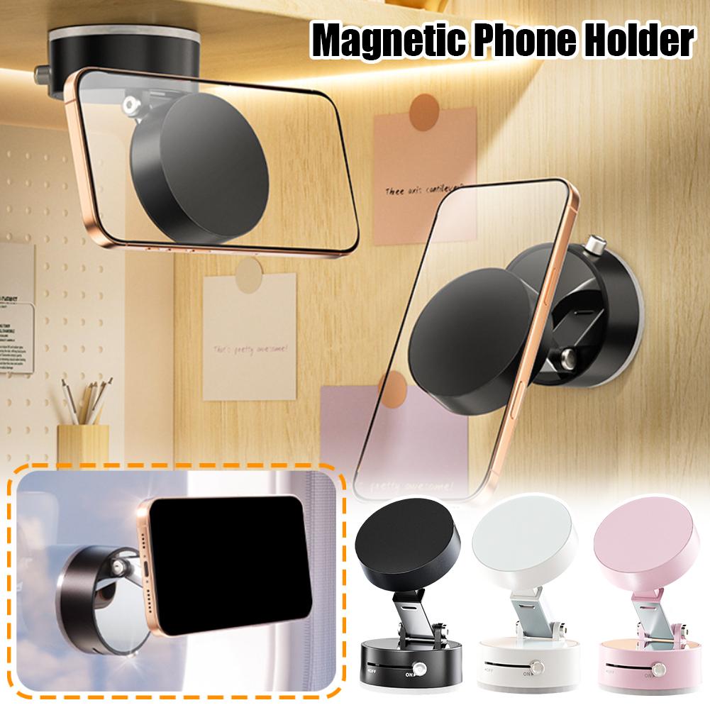 Foldable Magnetic Car Phone Holder – Suction Cup Mount for Hands-Free Navigation & Smart Phones”