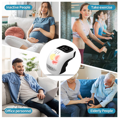 “Intelligent Electric Knee Massager – Heating, Kneading & Infrared Vibration for Pain Relief, Rechargeable”