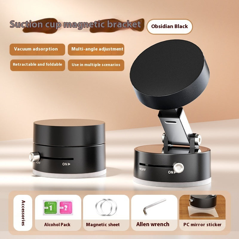 Foldable Magnetic Car Phone Holder – Suction Cup Mount for Hands-Free Navigation & Smart Phones”