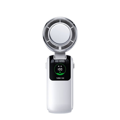 GlacierWind™ Portable High-Speed Fan – Ice Pack Cooling, Adjustable, Folding Mini Fan